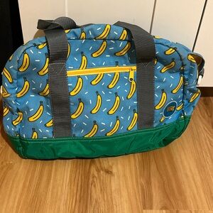 Banana Print Blue and Green Mokuyobi Bag